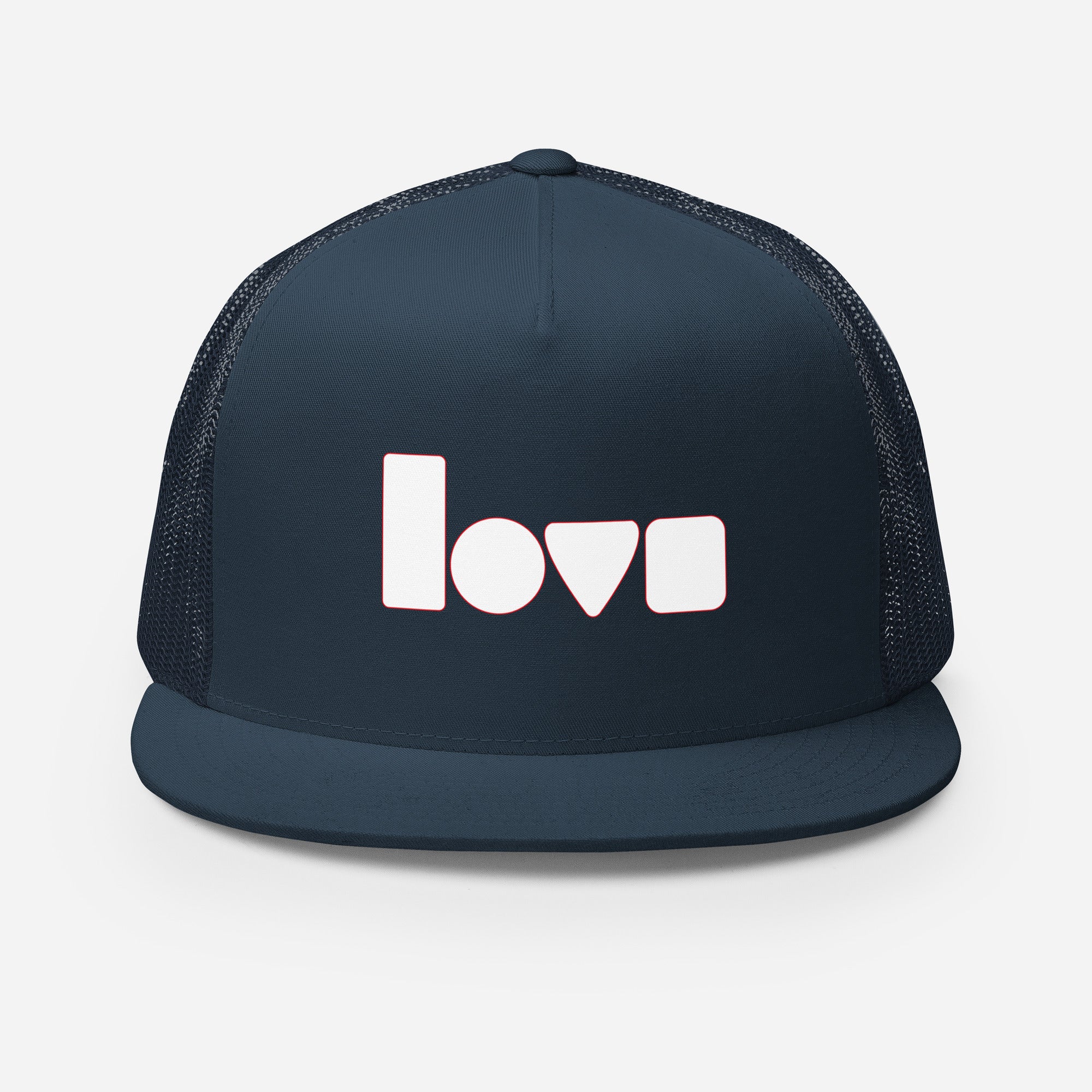 Geo-Love Trucker Cap, Navy, Vorderansicht