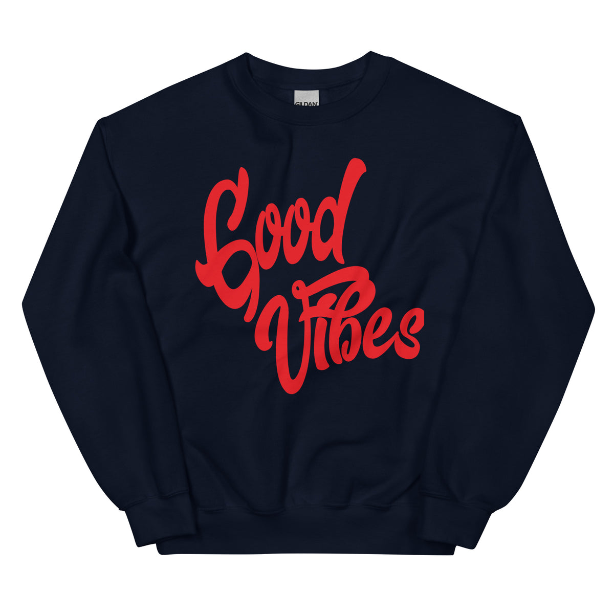 Good Vibes Unisex-Sweatshirt, Navy, Vorderansicht