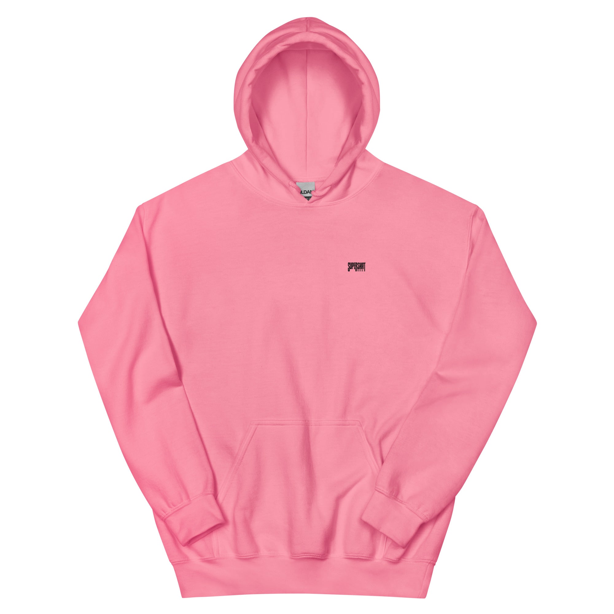 Supershirt Basic Unisex-Hoodie, Azalea, Vorderansicht
