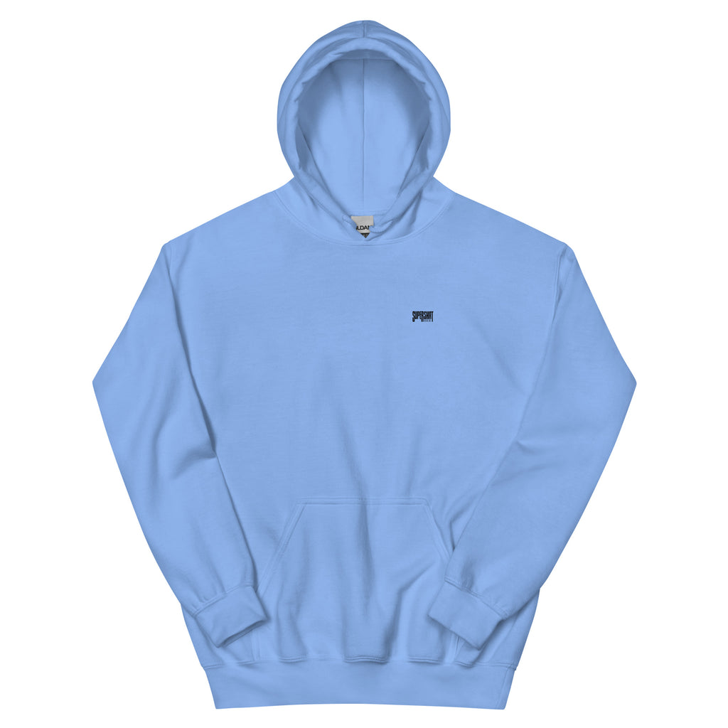 Supershirt Basic Unisex-Hoodie, Carolina Blue, Vorderansicht