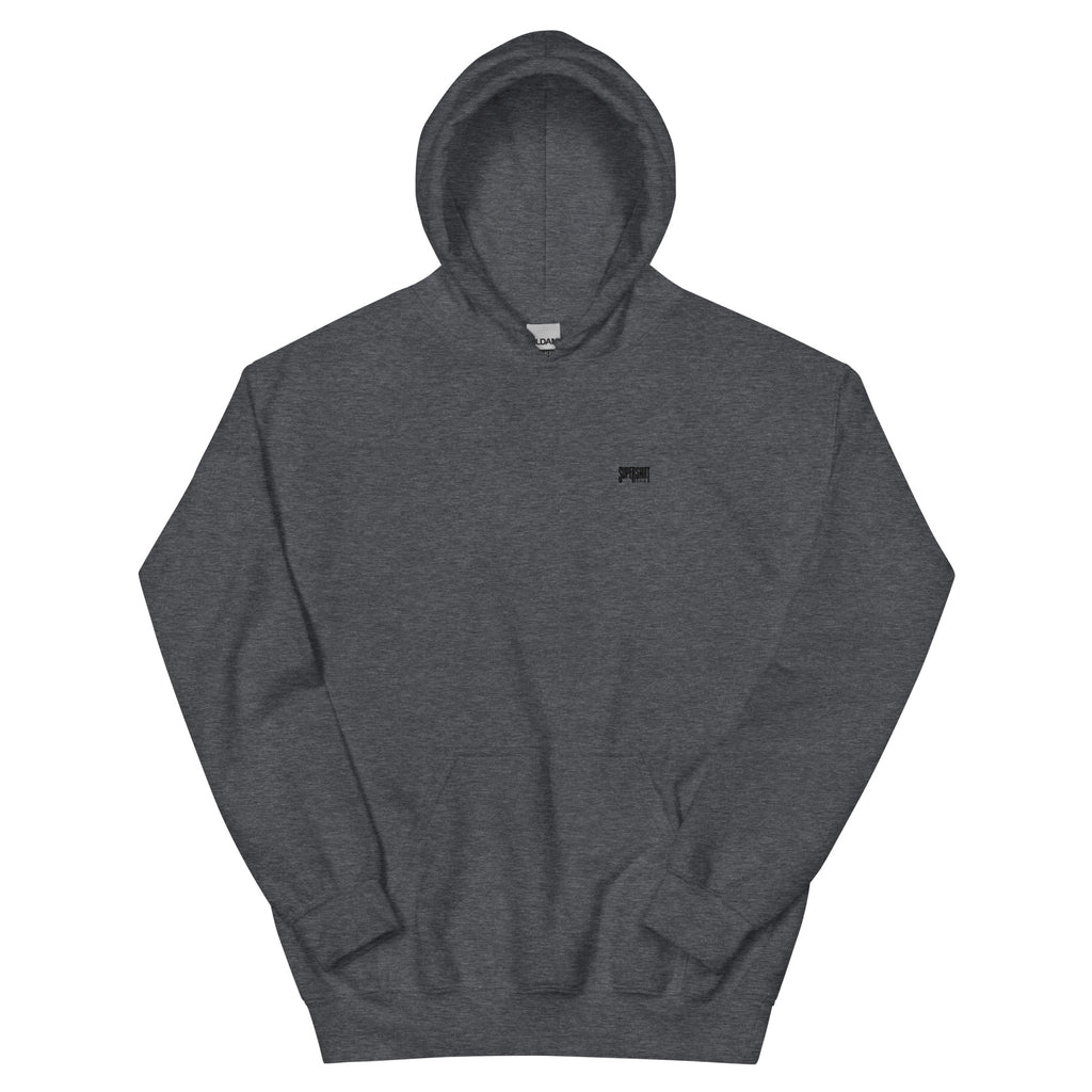 Supershirt Basic Unisex-Hoodie, Dark Heather, Vorderansicht