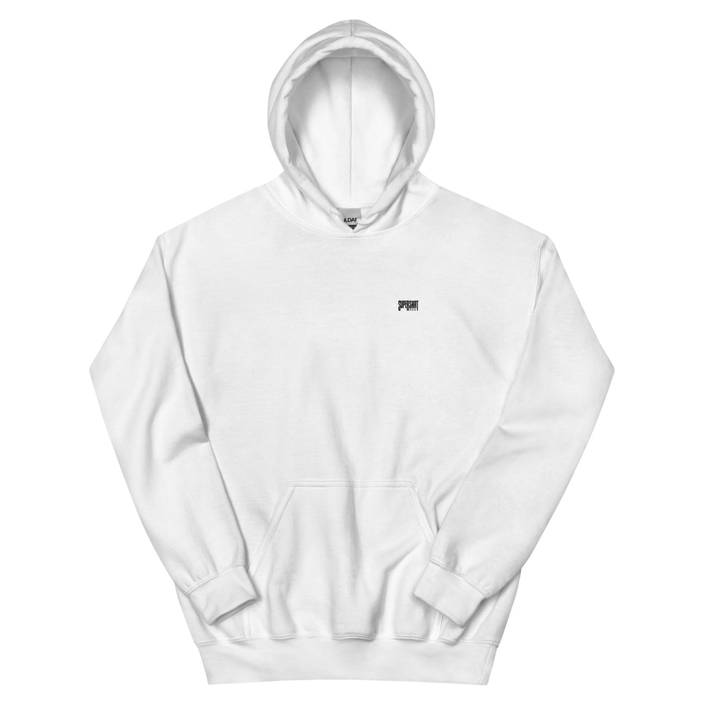 Supershirt Basic Unisex-Hoodie, Heather Navy, Vorderansicht