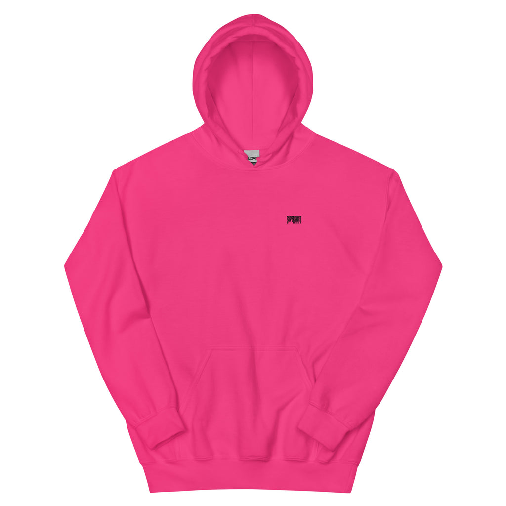 Supershirt Basic Unisex-Hoodie, Heliconia, Vorderansicht