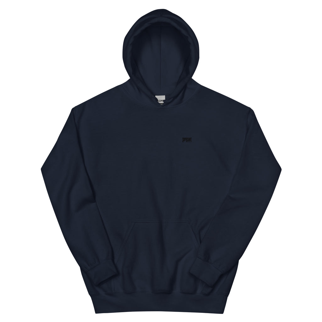 Supershirt Basic Unisex-Hoodie, Navy, Vorderansicht