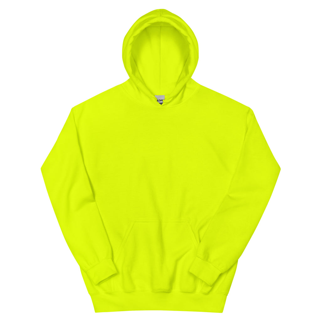 Berlin Kongresshalle Oversized-Hoodie, Safety Green, Vorderansicht