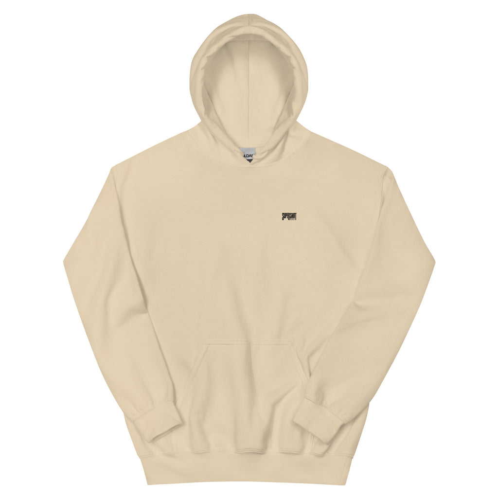 Supershirt Basic Unisex-Hoodie, Sand, Vorderansicht