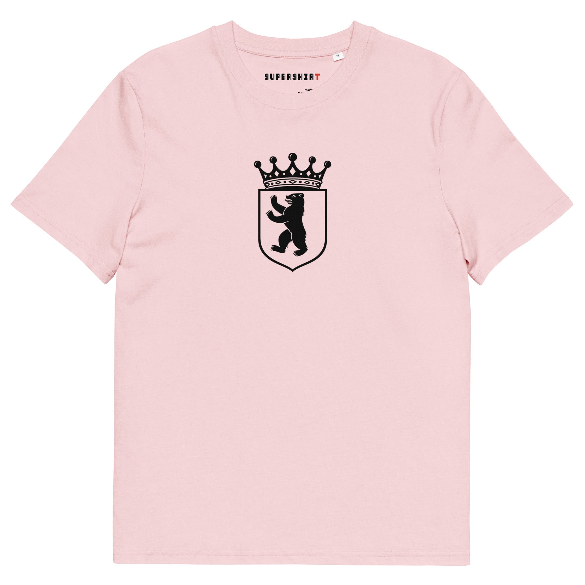 Berliner Bär T-Shirt aus Bio-Baumwolle, Cotton Pink, Vorderansicht