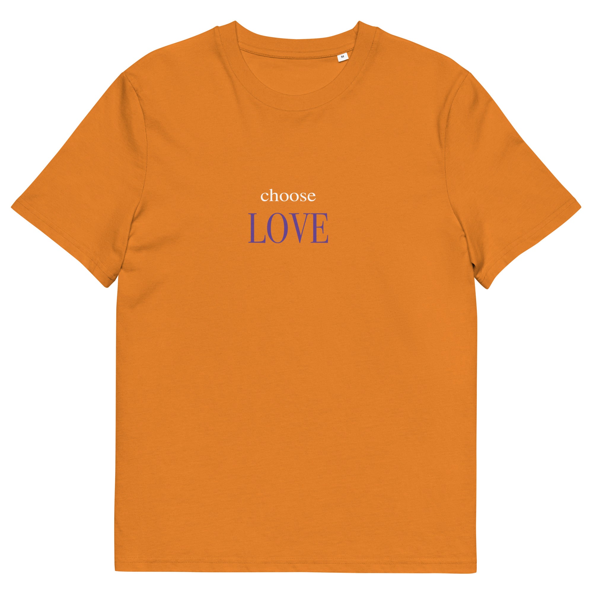 Choose Love T-Shirt mit Schriftzug, Day Fall, Vorderansicht
