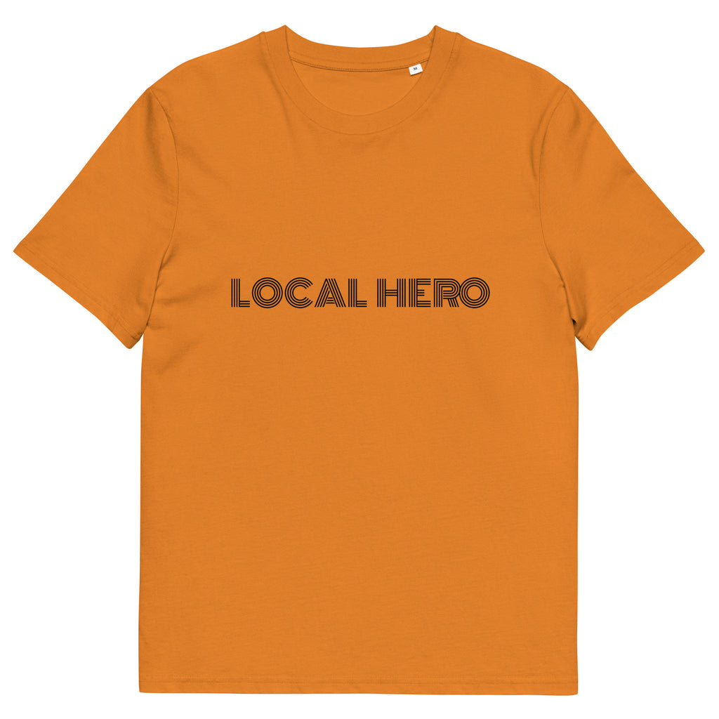 Local Hero T-Shirt mit Streetwear-Schriftzug, Day Fall, Vorderansicht