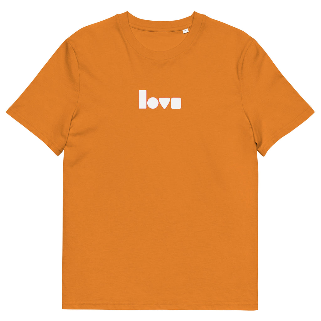 Geo-Love-T-Shirt aus Bio-Baumwolle, Day Fall, Vorderansicht