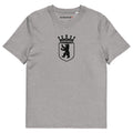Berlin bear (Berlin Bär) organic cotton T-shirt, Heather Grey, front view