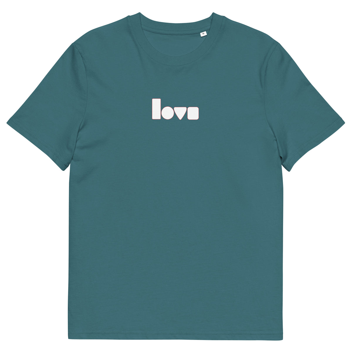 Geo-Love-T-Shirt aus Bio-Baumwolle, Stargazer, Vorderansicht
