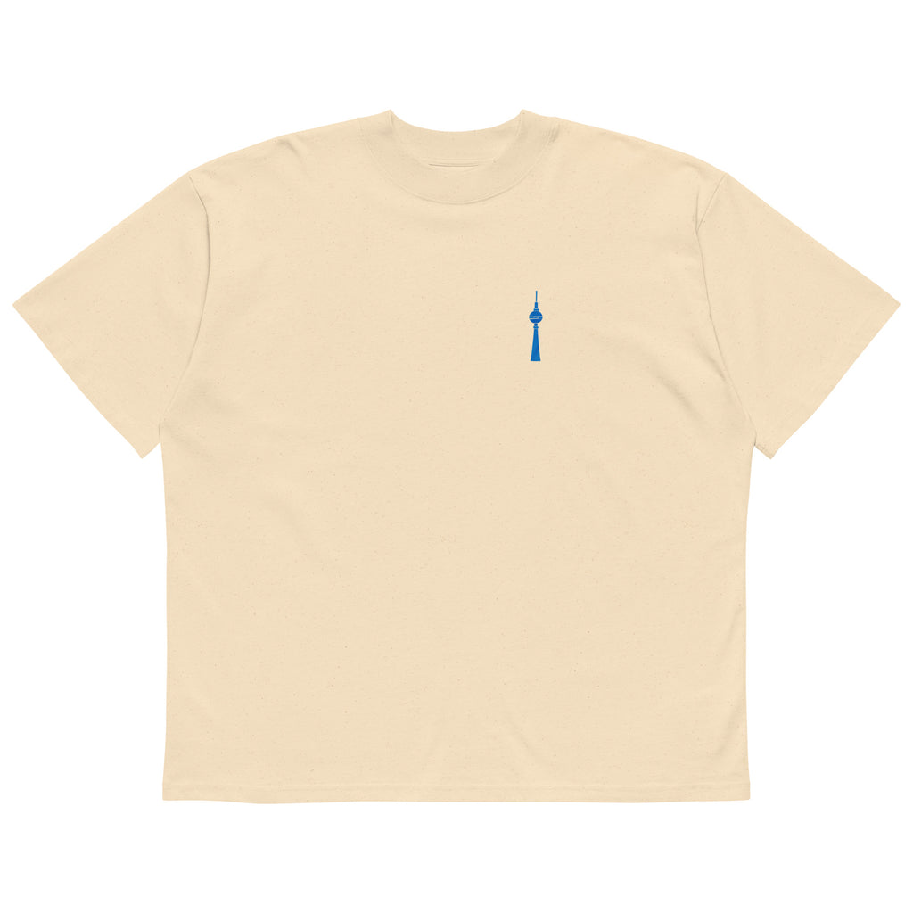Berlin Fernsehturm Oversized T-Shirt, Natur, Vorderansicht