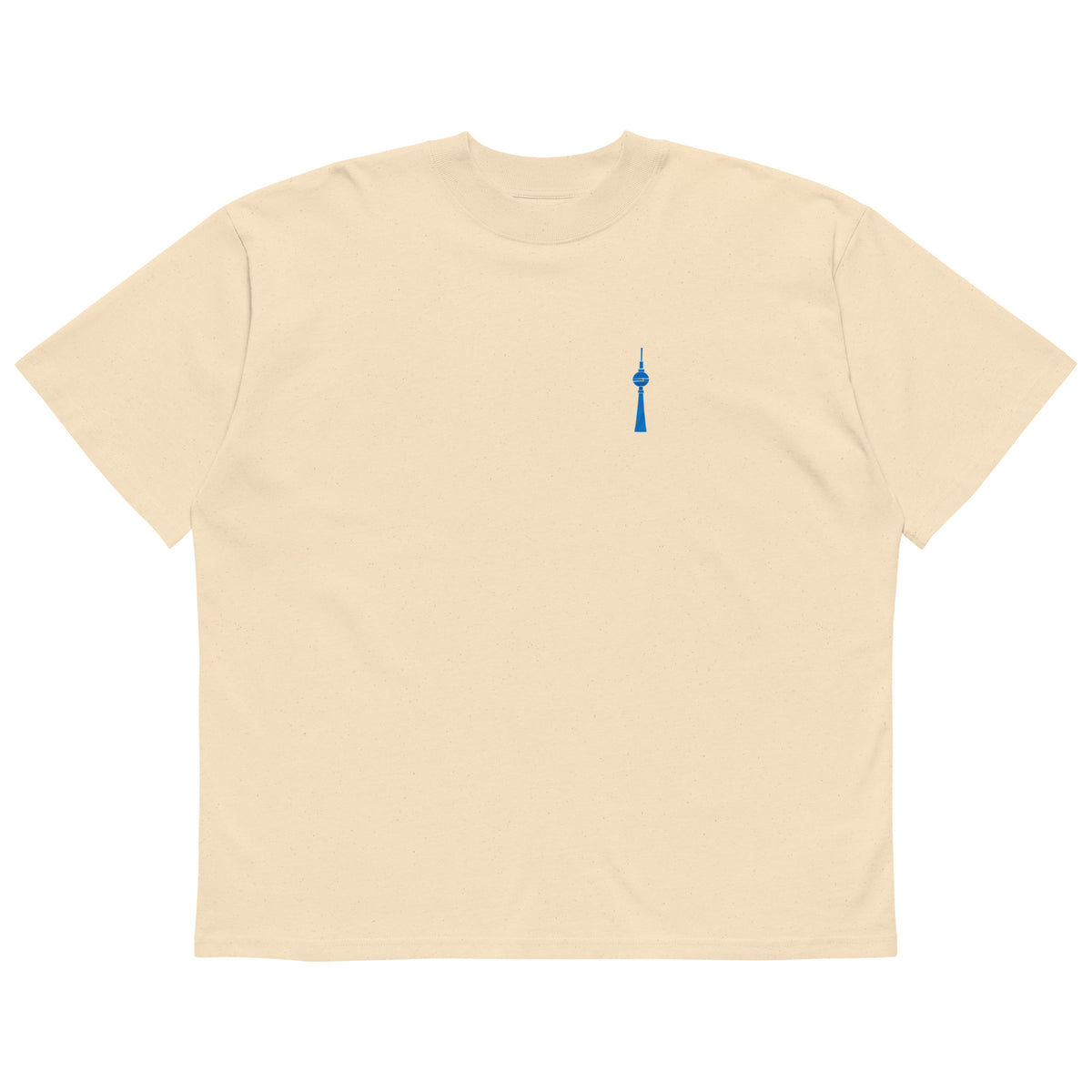 Berlin Fernsehturm Oversized T-Shirt, Natur, Vorderansicht