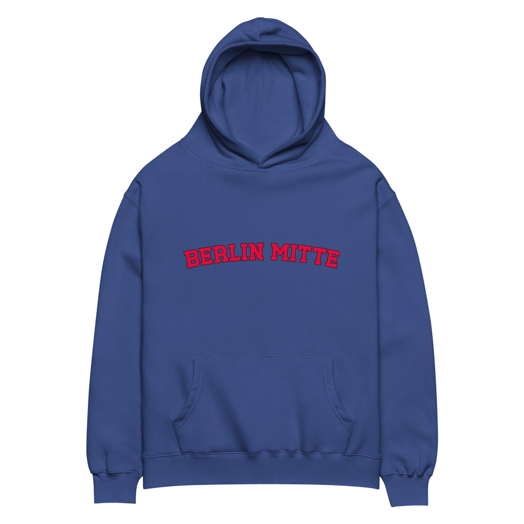 Berlin Mitte Oversized-Hoodie, Cobalt, Vorderansicht