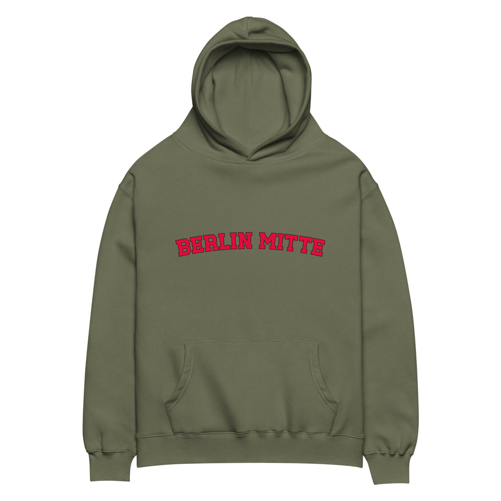 Berlin Mitte Oversized-Hoodie, Cypress, Vorderansicht