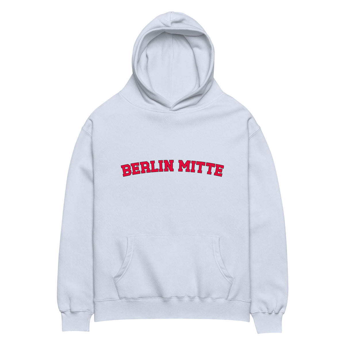 Berlin Mitte Oversized-Hoodie, Powder, Vorderansicht